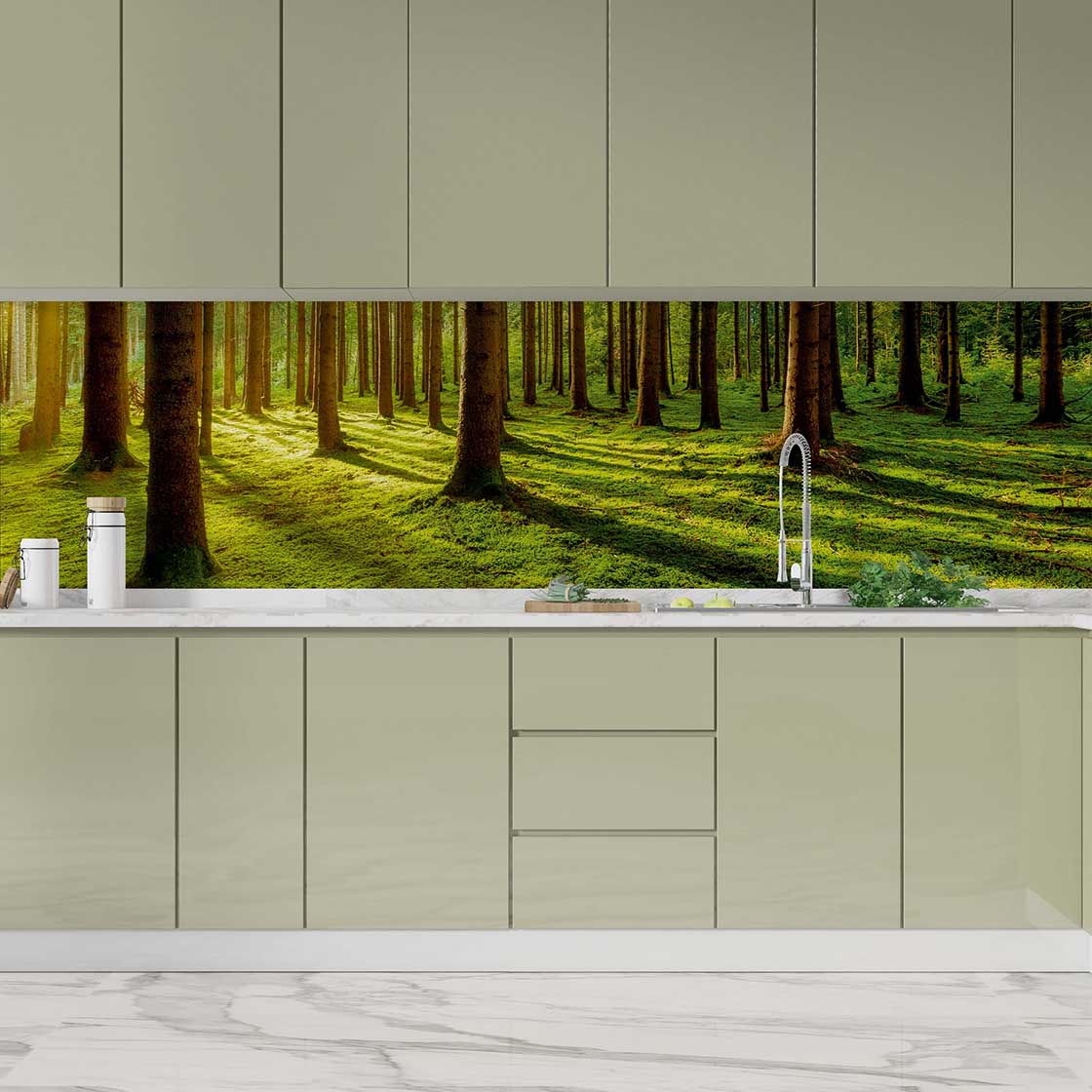 Autocolant bucătărie Forest - clevny.ro