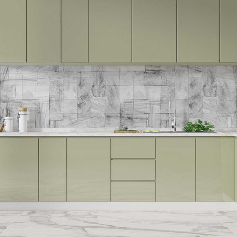 Autocolant bucătărie Grey Faience - clevny.ro