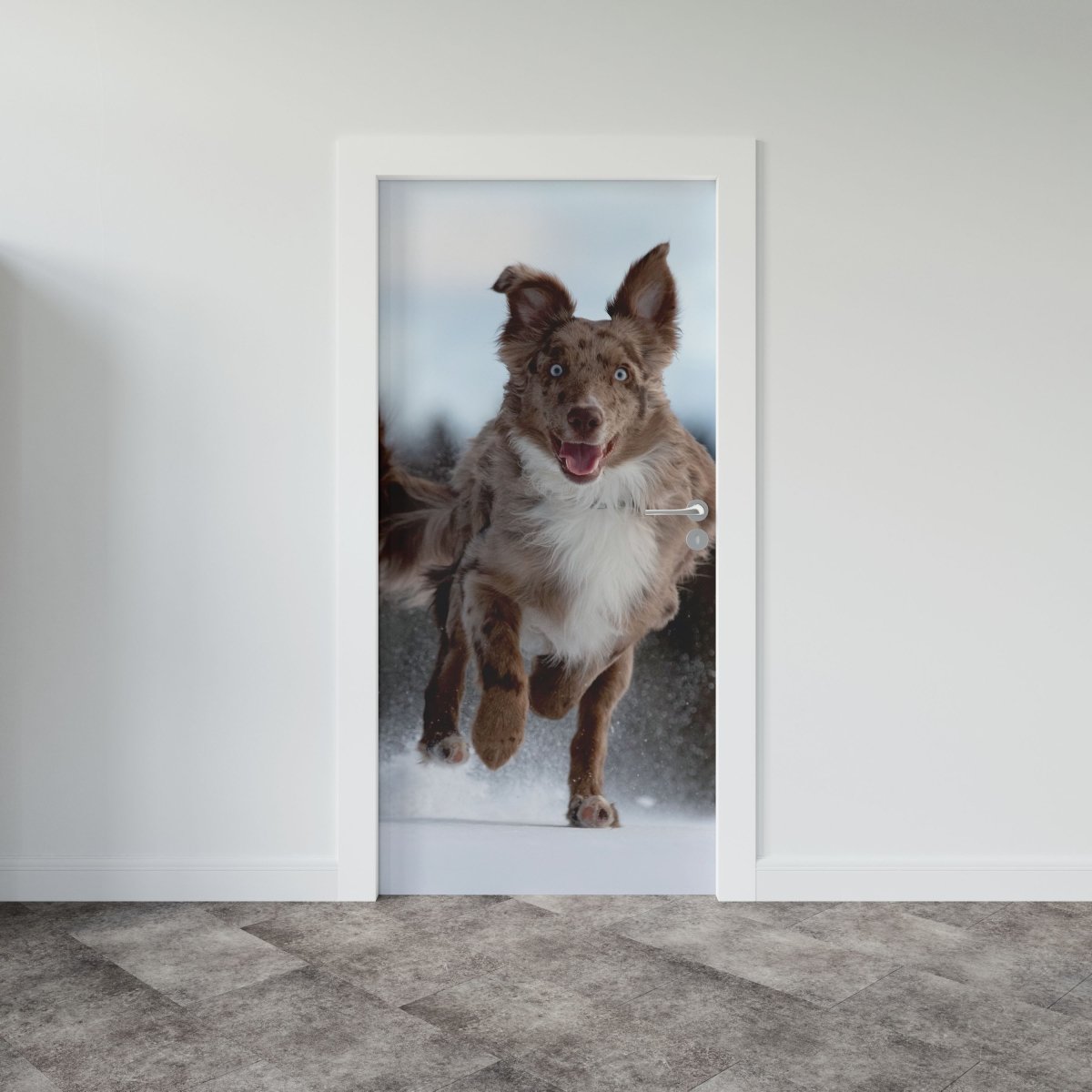 Autocolant ușă Funny Dog - clevny.ro
