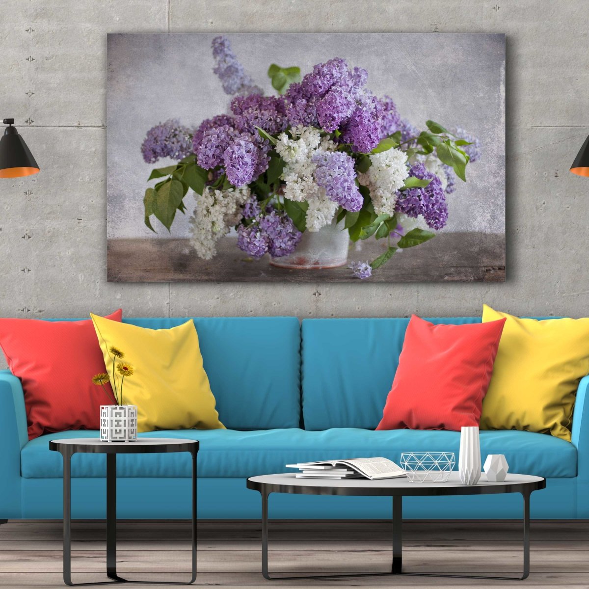 Tablou Canvas Bouquet of Lilac - clevny.ro