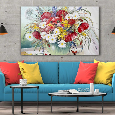 Tablou Canvas Bouquet of Summer Wildflowers - clevny.ro