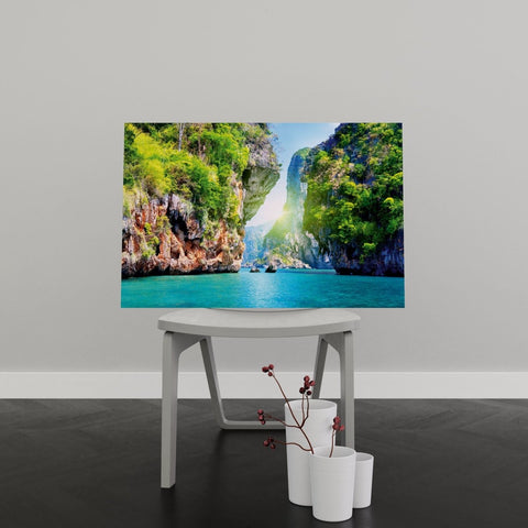 Tablou Canvas Ocean Mountains - clevny.ro