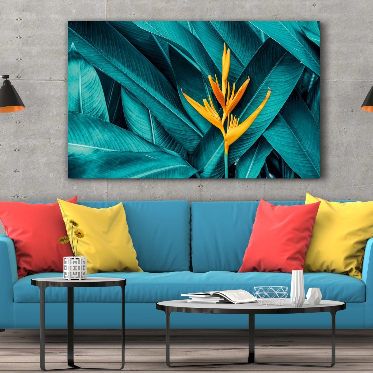 Tablou Canvas Tropical Flower - clevny.ro