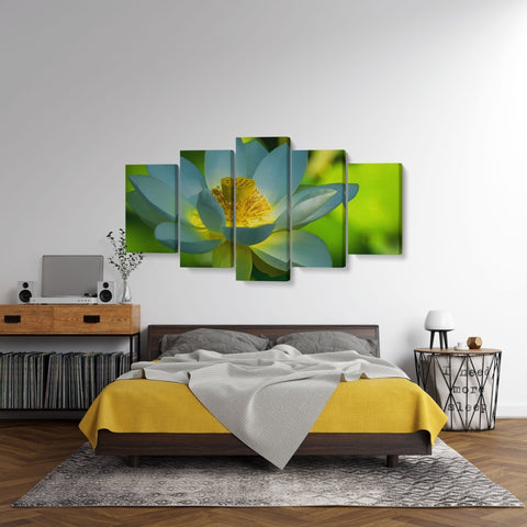 Tablou MultiCanvas 5 piese Lotus Flower - clevny.ro